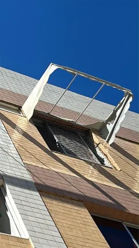 Suporte/Estrutura Metálica para Toldo