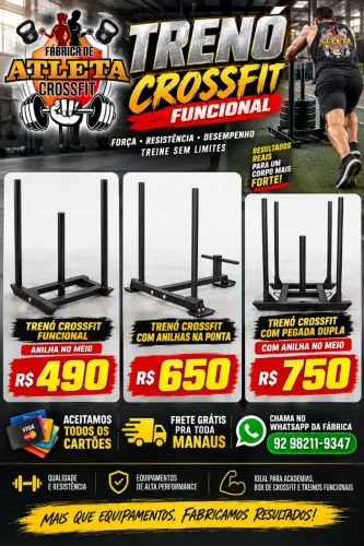 TRENÓ CROSSFIT FUNCIONAL APARTIR DE 490