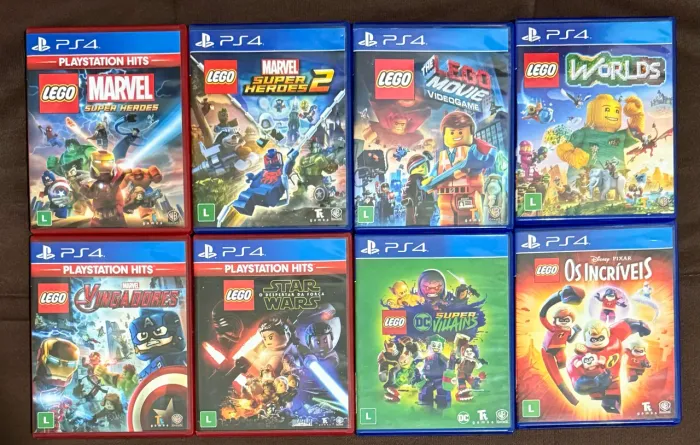 Jogos LEGO PS4 - Lote ou Avulso