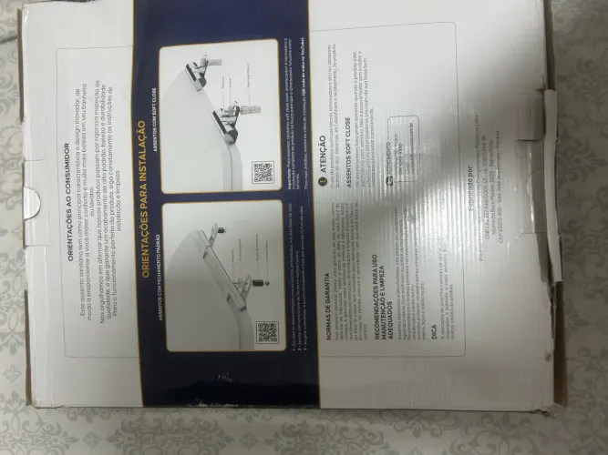 Vendo assento sanitario! Estado: na caixa e sem uso. Preco:150,00