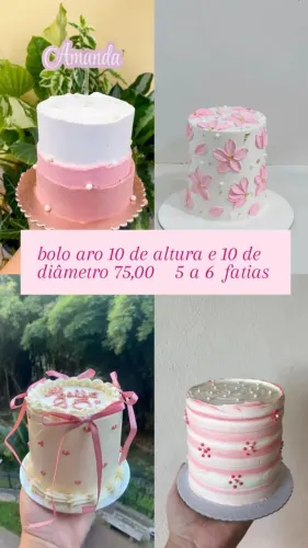 bolos e doces