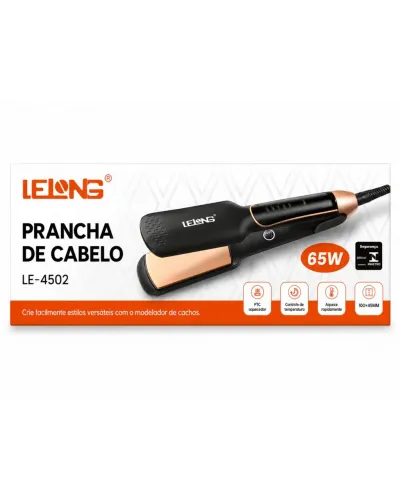 Prancha de Cabelo Lelong LE-4502 65W