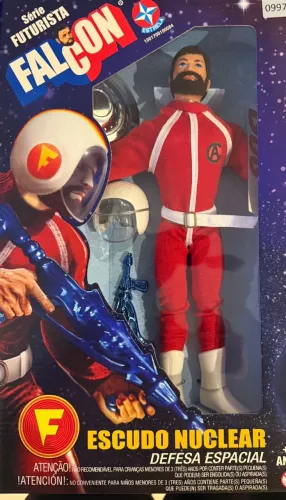 Boneco Falcon Estrela Série Futurista Escudo Nuclear LACRADO 