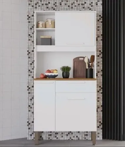 Armário de Cozinha com 3 Portas e 1 Gaveta Lia - Sallêto