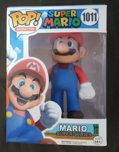 Funko Pop 1011  SUPER MARIO, na caixa.