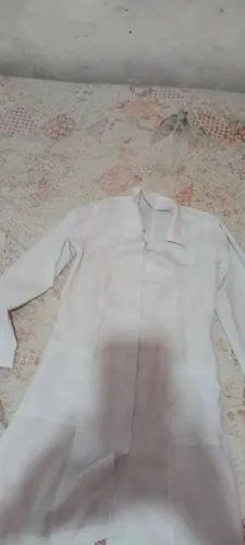 Jaleco branco semi novo