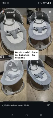 Cadeirinha de balanço para bebe