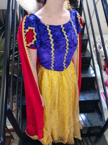 Fantasia profissional Branca de Neve Adulto tamanho M