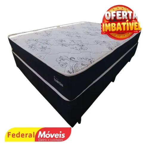 Cama Box Casal Mega Oferta 1,38m Topázio - Entregamos