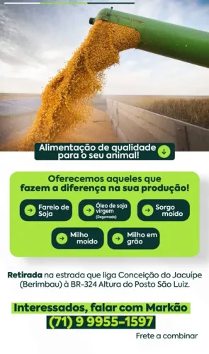 Ração Formulada e Isumos para Ração 