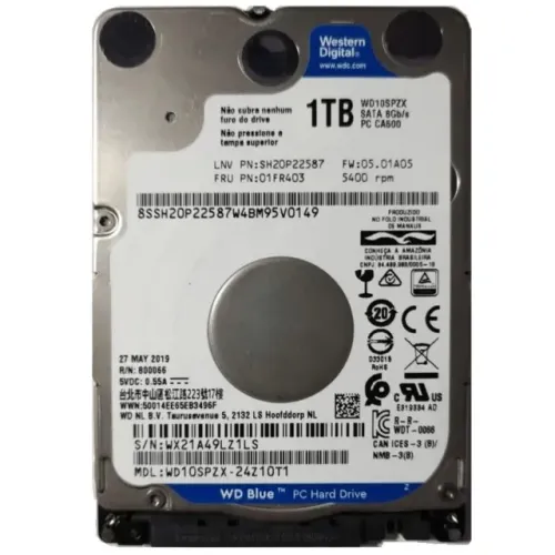 HD notebook 1 TB