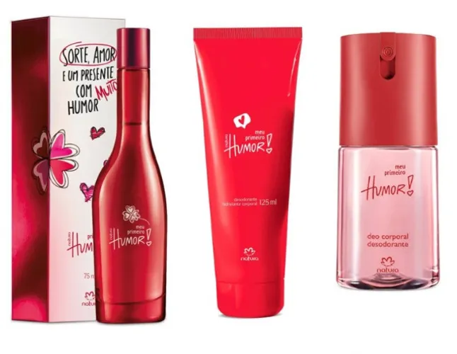 Combo Meu Primeiro Humor Deo Colônia + Deo Corporal + Hidratante De Natura Produto Novo