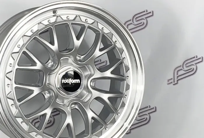 Rodas Rotiform LSR Prata Borda Diamantada 5x112 - 19x8,5