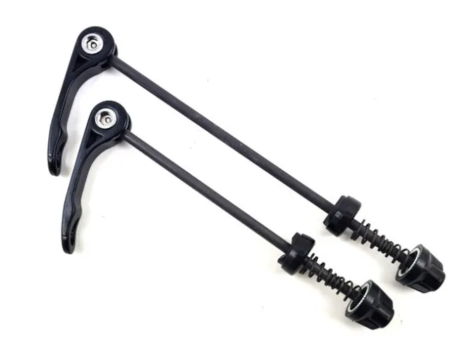 Par de Blocagens Bicicleta Aperto Rápido para Cubos MTB Speed Preto/Vermelho 9108