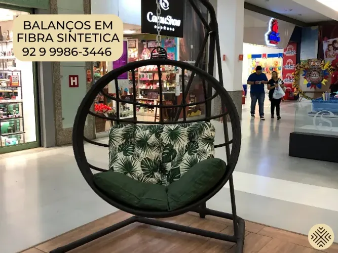 Cadeira Balanço Suspenso Com Suporte