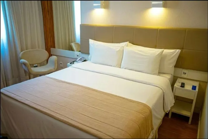 Quarto Suíte Apto Flat Hotel Linhares Design