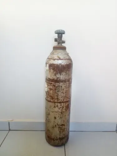 Cilindro de gás C02 6kg de ferro para chopp solda ou aquario