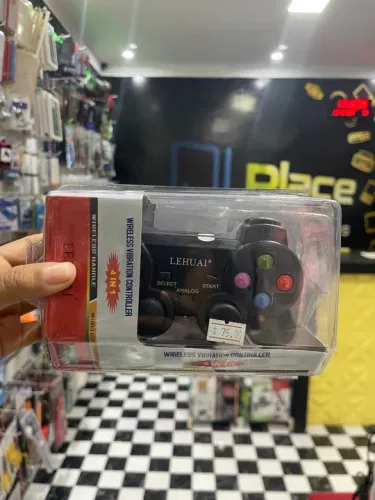 ?Promoção Joystick compatível para PS3PS2PC Bt Dimm Color Black