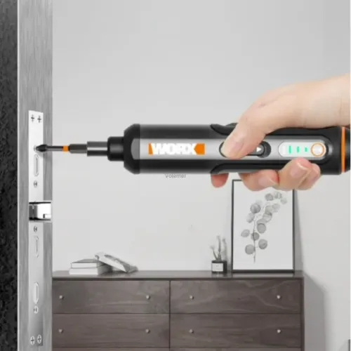 Chave De Fenda Elétrica Sem fio USB C - WORX-WX240 4V + Conjunto de acessórios.