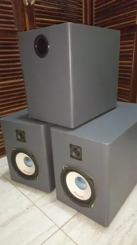 Conjunto de caixa 2.1 canais falante Pioneer