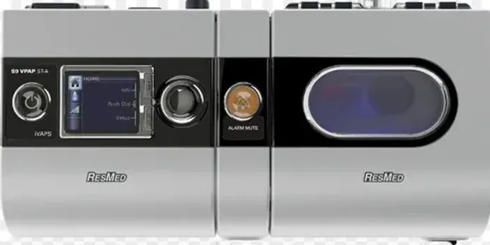ResMed S9 VPAP ST-A + H5i Humidifier completo