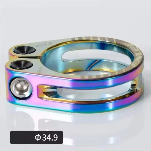 Abraçadeira Canote bike alumínio, Parafuso Aço Inoxidável -  ( 30.9 e 31.6mm )