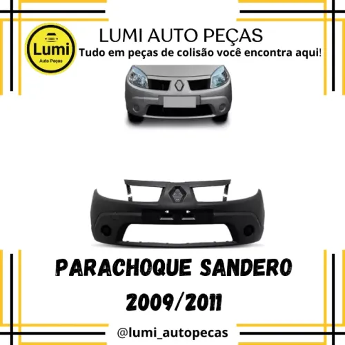 Parachoque Sandero 2009/2011 - NOVO