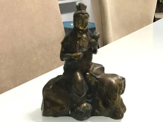 Buda Antigo Samantabhadra (Budismo Universal)Original...Peça Unica...Exclusivo...