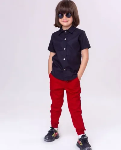 Camisa social infantil 1 a 16 anos menino