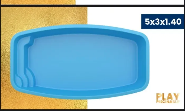 Piscina 5x3x1.40