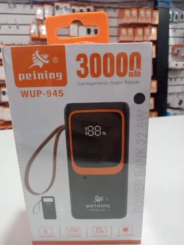 Carregador Power Bank Super Turbo 30000mah Portátil Original