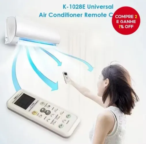 Controle remoto pra Ar condicionado Universal