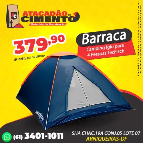 Barraca Camping Iglu 4 Pessoas tecfish