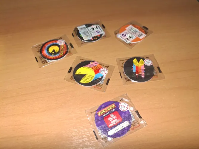 Coleção TAZO pacman 