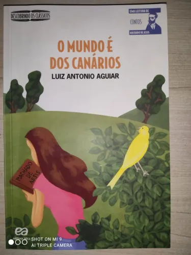 Livro usado - "O mundo é dos canários" de Luiz Antonio Aguiar
