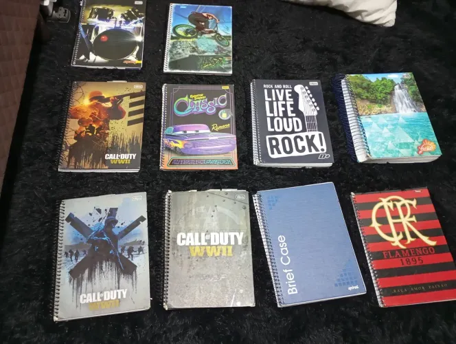 Cadernos ( vendo o conjunto)