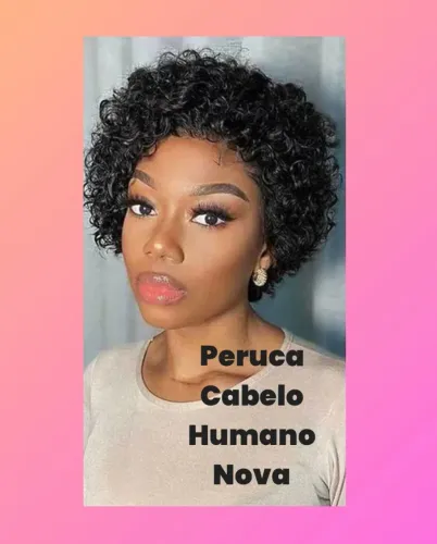 Peruca Cabelo Humano Nova