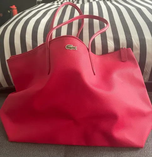 Bolsa Lacoste Original - Rosa Pink Escura