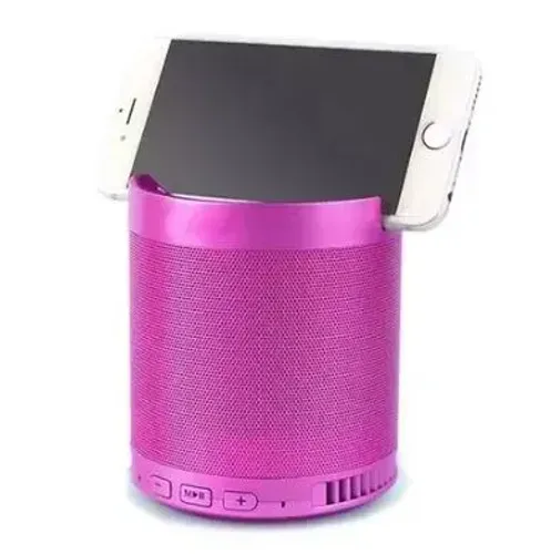 Caixa Som Bluetooth 5w Q3 Rosa Rádio Fm Mp3 Bateria longa duração Som de Qualidade
