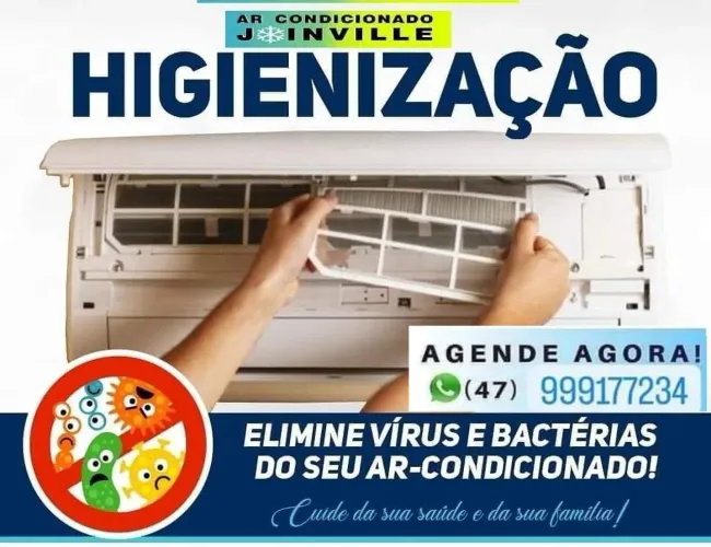 Promoção de higienização de ar condicionado