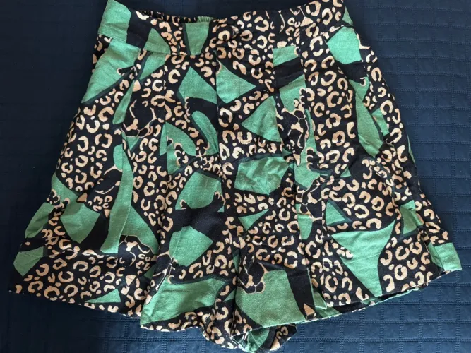 Short estampado Farm tamanho M
