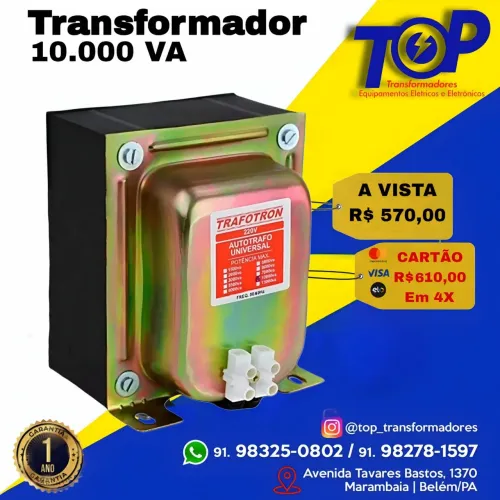 Transformador 10.000VA (novos com garantia)