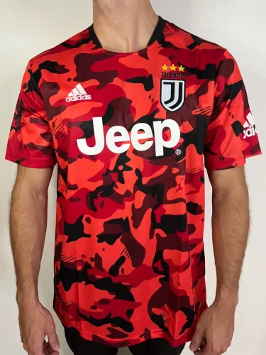 Camisa Juventus Camuflada Adidas Jeep