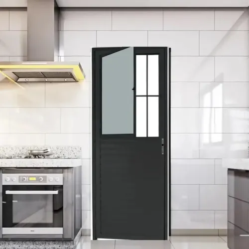 Porta SOCIAL-L 25 Preto 210x80 - Linha 25  pagto no ato da entrega vide descrição c