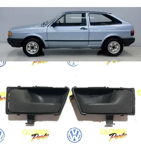 Maçaneta Interna Vw Quadrados 86 A 97 Gol Voyage Parati Orig Dianteira/traseira