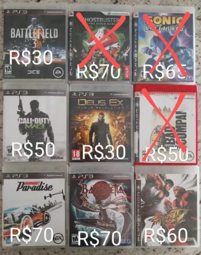 Jogos Playstation 3 ps3