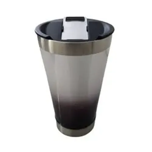 Copo Térmico Degradê Conserva Aço Inox C/ Tampa PRETO / U