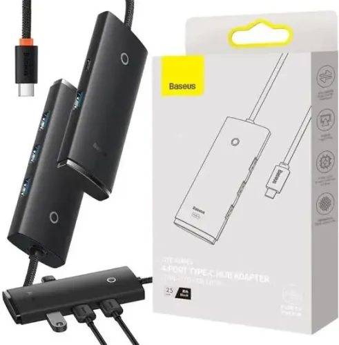 Adaptador USB-C Baseus 4 Portas