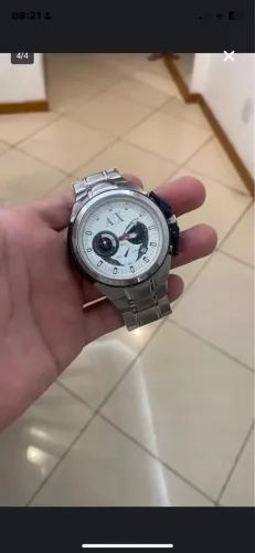 Relógio em aço Armani