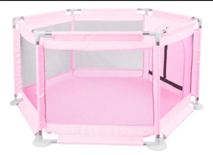 Cercado Chiqueirinho rosa para crianças